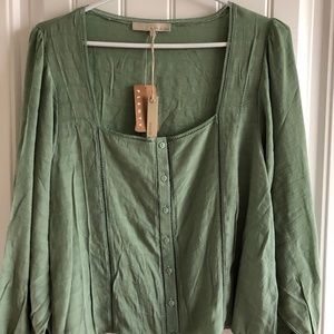 Monk and Lou squareneck top